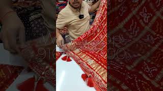 🔥 Pure Gajji Silk Hand Bandhej Heavy Bridal Gotapatti Work Dupatta #gotapatti #dupatta