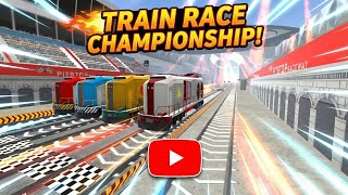 Sabse Fast Train Kaunsi Hai? 😱 Train Racing Championship 3D! screenshot 4