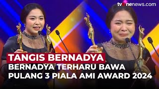 Bernadya Menangis Terharu di Panggung AMI Awards 2024 | OneNews Update