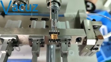 China Vacuz 12 Axis Spindles Automatic Transformer Bobbin Coil Needle Winding Taping Machine Price