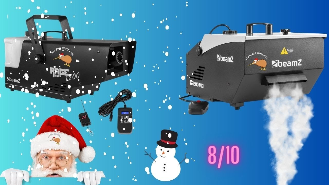 Unboxing of Beamz Rage 1800 Snow Machine And Beamz Ice 1200 Fog Machine beamz YouTube