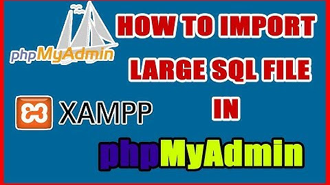 How to import the large SQL file database  in phpMyAdmin | Quick Solution