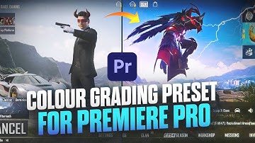 Colour Grading Preset For Bgmi Lobby Video 😍 In Premiere Pro 2021 | By Daku Gaming
