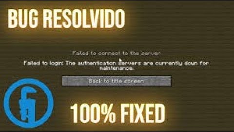 HOW TO FIX The authentication servers are Currently down for Maintanance WINDOWS AND MAC fixed