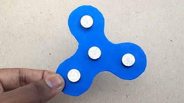 How to Make a Fidget Spinner without Bearings at Home - DIY