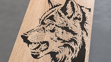 Wolf fretwork project (scroll saw)