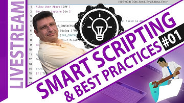 Smart Scripting and Best Practices - Day 1