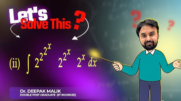 Let’s Solve This 🔥 | Integration Problem Explained by Dr. Deepak Malik | IIT Roorkee Expert