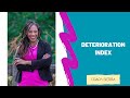 Deterioration Index with Coach Sierra