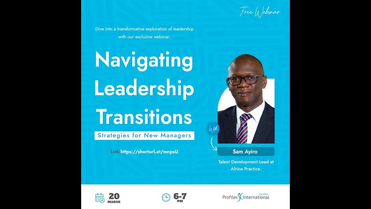 Navigating Leadership Transitions, Strategies for New managers