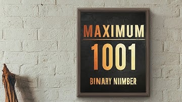 𝐌𝐚𝐬𝐭𝐞𝐫 𝐭𝐡𝐞 𝐚𝐫𝐭 𝐨𝐟 𝐛𝐢𝐧𝐚𝐫𝐲 𝐦𝐚𝐧𝐢𝐩𝐮𝐥𝐚𝐭𝐢𝐨𝐧: 𝐑𝐞𝐚𝐫𝐫𝐚𝐧𝐠𝐞 𝐛𝐢𝐭𝐬 𝐟𝐨𝐫  𝐦𝐚𝐱𝐢𝐦𝐮𝐦 𝐨𝐝𝐝 𝐛𝐢𝐧𝐚𝐫𝐲 𝐧𝐮𝐦𝐛𝐞𝐫 𝐢𝐧  𝐜𝐡𝐚𝐥𝐥𝐞𝐧𝐠𝐞!