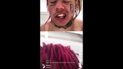 6ix9ine and Trippie Redd full fight on Instagram live