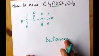 How to name CH3COCH2CH3