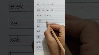 İlkokuma Yazma Defteri Elak Sesleri Ile Kelimeler