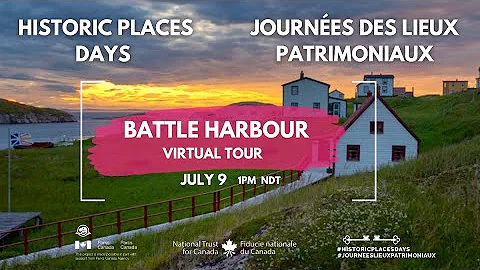 Tour at Battle Harbour with Executive Director, Peter Bull