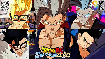 Dragon Ball: Sparking! Zero - Gohan (Super Hero) | All Special Moves & Transformations #gohanbeast