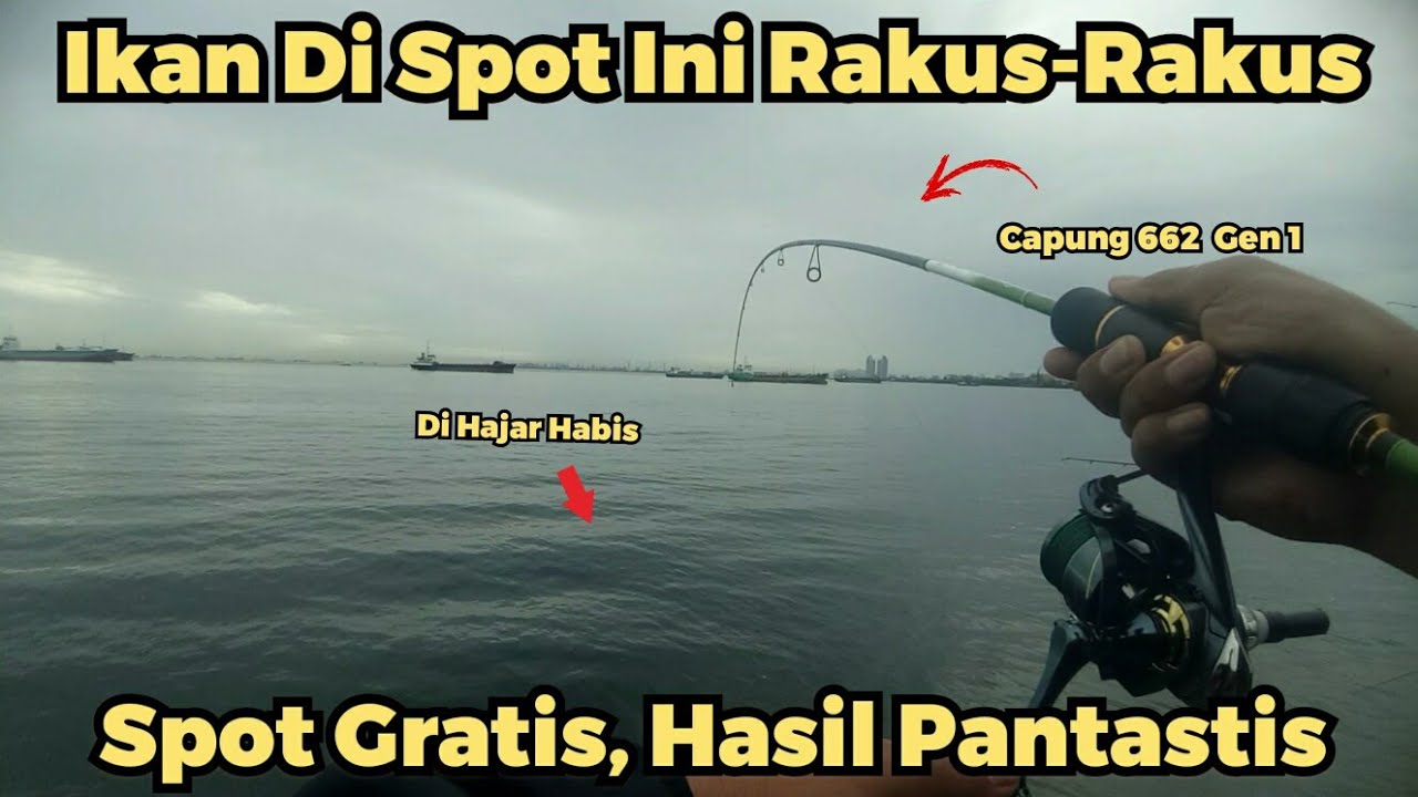 rekor terbaru!!!  mancing di spot ini belom pernah boncos, MANCING DI MUARA BARU 