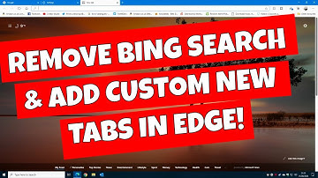 Dwing Microsoft Edge om Google Zoeken te gebruiken en verwijder Bing New Tabs