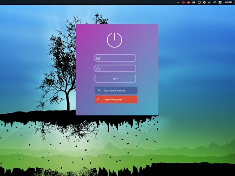 Modern Gradient UI Login  - C#,VB, Bunifu.NET