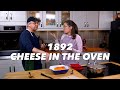 1892 classic recipe cheese in the oven  old cookbook show