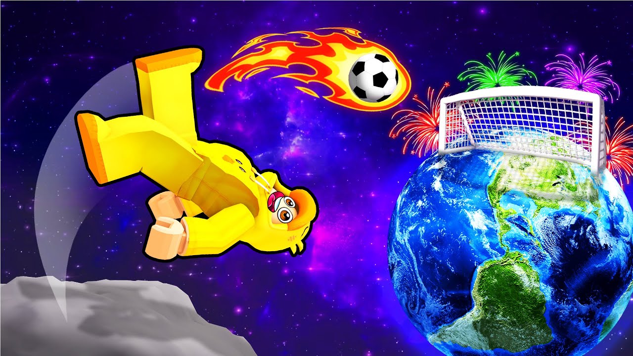 Ik SCOOR Een GOAL Vanaf De MAAN In ROBLOX! (Goal Kick Simulator)