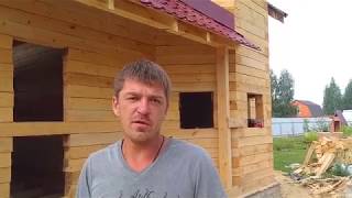 видео Строительство домов из бруса в Московской области