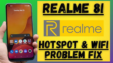 Realme 8i Hotspot & WiFi Problem Fix 2022