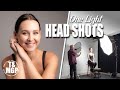 Easy one light headshots  take and make great photography with gavin hoey