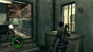 RESIDENT EVIL5 Protecting Chris 1