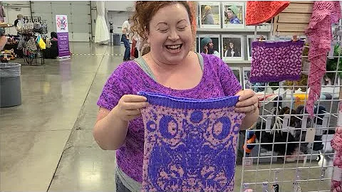 OFFF Part 1, Possum Yarn, Bat Cowl, Cerulean Orchid