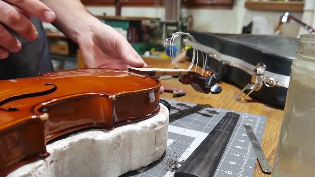 Violin Fingerboard Reglue