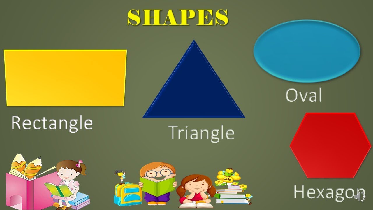 Shapes| Name of Shapes for kids| Rectangle| Triangle| Circle| Square ...