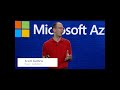 Technology Keynote: Microsoft Azure  : Build 2018