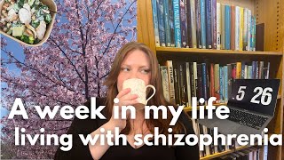 A week in my life living with schizophrenia: a chatty and simple week in my life 📖 🥗🇸🇪