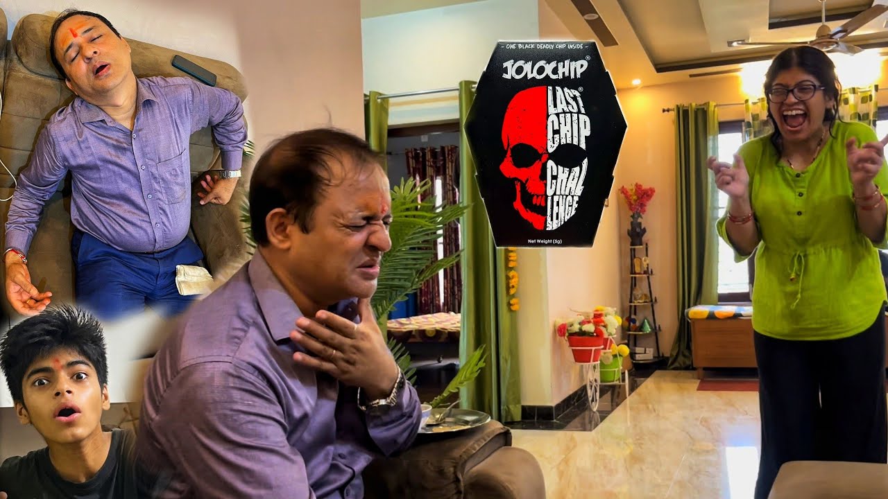 Jolo Chip Prank On Angry Papa  Gone Wrong Shocking ReactionPapa Ko Bachana Mushkil Ho Gaya