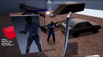 UE4 Unreal Engine 4 - Resident Evil 2 gameplay system WIP 3/3/2018