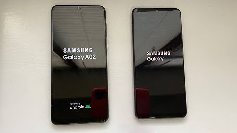 Samsung Galaxy A02 vs A22 boot animation x2 speed / Who is faster?