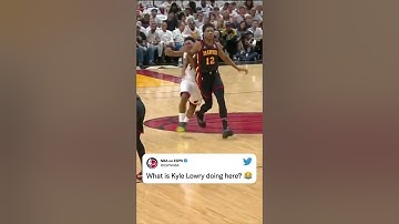 What is Kyle Lowry doing here? 😅🤣