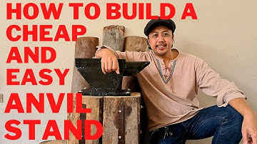 How to make easy and cheap anvil stand