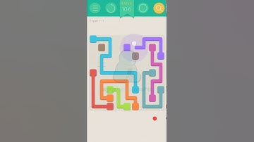 Puzzlerama Flow Bridges Expert Solution Level 1