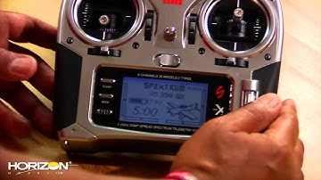 350 QX - DX8 Radio Setup