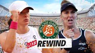 Rewind: Epic match, Iga Swiatek vs Beatriz Haddad Maia