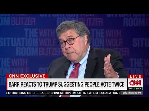 Attorney General Barr drops the hammer on universal mail-in voting