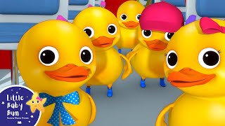 ducks on the bus bus wash song little baby bum nursery rhymes for kids baby song 123