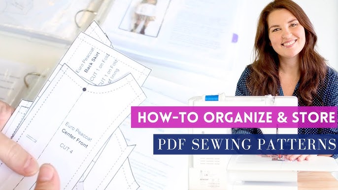 Sewing Pattern Storage: Organize PDF Sewing Patterns