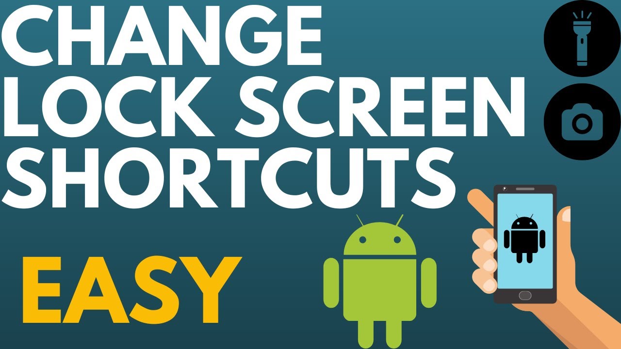 How to Change Lock Screen Shortcuts on Android - YouTube