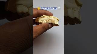 👑 zirconia teeth 🦷#dental #dentist #youtubevideo #youtubeshorts #tips #@mrakashgill1