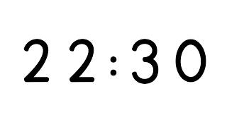 22:30 Handwriting Timer | Primary Penmanship Countdown | Silent, No Music
