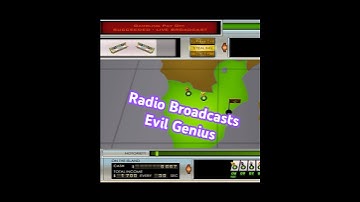 Radio Broadcasts - Evil Genius #comedy #gaming
