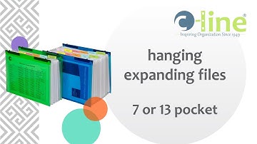 Expanding File with Hanging Tabs - 58203 & 58215